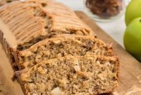 Caramel-Drizzled Apple Coconut Loaf