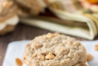 Decadent Pumpkin Butterscotch Sandwich Cookies