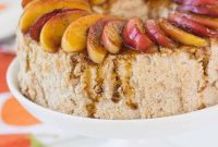 Cinnamon Cloud Cake with Golden Caramel Apples