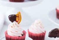 Decadent Blood Orange Chocolate Cupcakes