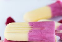 Raspberry Mango Yogurt Swirl Popsicles