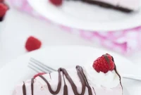 Effortless Raspberry Swirl Greek Yogurt Cheesecake