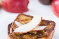 Toasted Coconut Caramel Apple French Toast