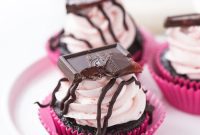 Decadent Chocolate Strawberry Cupcakes