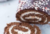 Cool Mint Chocolate Roulade