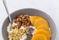 Sweet Roasted Persimmon Yogurt Bliss
