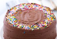 Golden Yellow Cake with Rich Chocolate Frosting