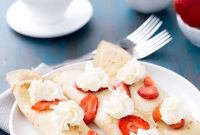 Heavenly Strawberry Mascarpone Crepes