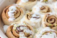 Guinness Pistachio Swirls with Baileys Cream Cheese Frosting