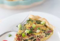 Savory Spinach Bacon Quiche