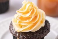 Decadent Dark Chocolate Salted Caramel Cupcakes