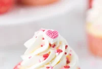 Velvet Vanilla Bean Buttermilk Cupcakes