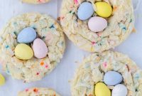 Funfetti Bird’s Nest Sugar Cookies