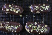 Decadent Pistachio Chocolate Éclairs