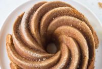 Sweet and Spiced Snickerdoodle Bundt Cake