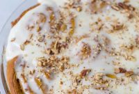 Autumn Spiced Pumpkin Cinnamon Rolls with Maple Cream Cheese Glaze