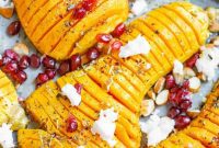 Golden Hasselback Butternut Squash Bake