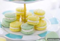 Zesty Lemon Lime Macarons