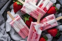 Dreamy Strawberry Cream Pops