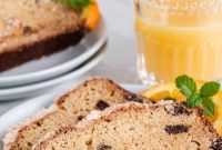 Bright Florida Orange Coffee Cake with Decadent Chocolate Chunks