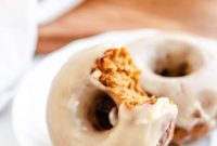 Autumn Spiced Baked Pumpkin Doughnuts with Maple Glaze
