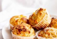 Rustic Apple Cheddar Muffins