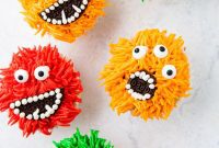 Spooktacularly Sweet Monster Cupcakes