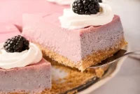 Luscious Blackberry Cheesecake