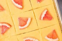 Sparkling Grapefruit Squares