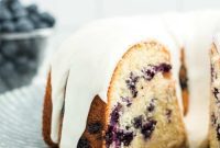 Sunshine Blueberry Bundt with Lemon Drizzle