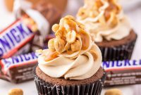 Decadent Snickers Cupcakes