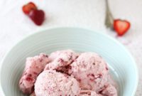 Strawberry Lavender Honey Frozen Yogurt With A Chobani Giveaway