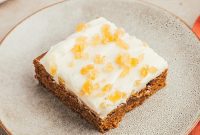 Warm Spiced Gingerbread Blondies