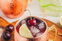 Ruby Red Ginger Cherry Mocktail