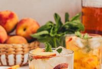 Golden Peach Bourbon Smash