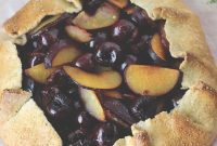 Rustic Gluten-Free Cherry Plum Hazelnut Galette