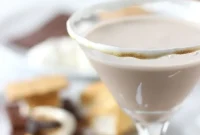 Toasted Marshmallow Chocolate Martini