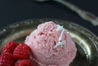 Creamy Delight Coconut Raspberry Rhubarb Ice Cream Nielsen Massey Giveaway