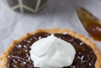 Decadent Caramelized Dark Chocolate Tart