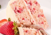 Strawberry Dream Meringue Cake