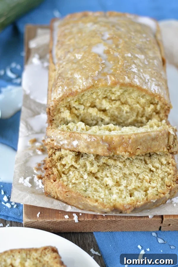 Coconut Lime Zucchini Bread