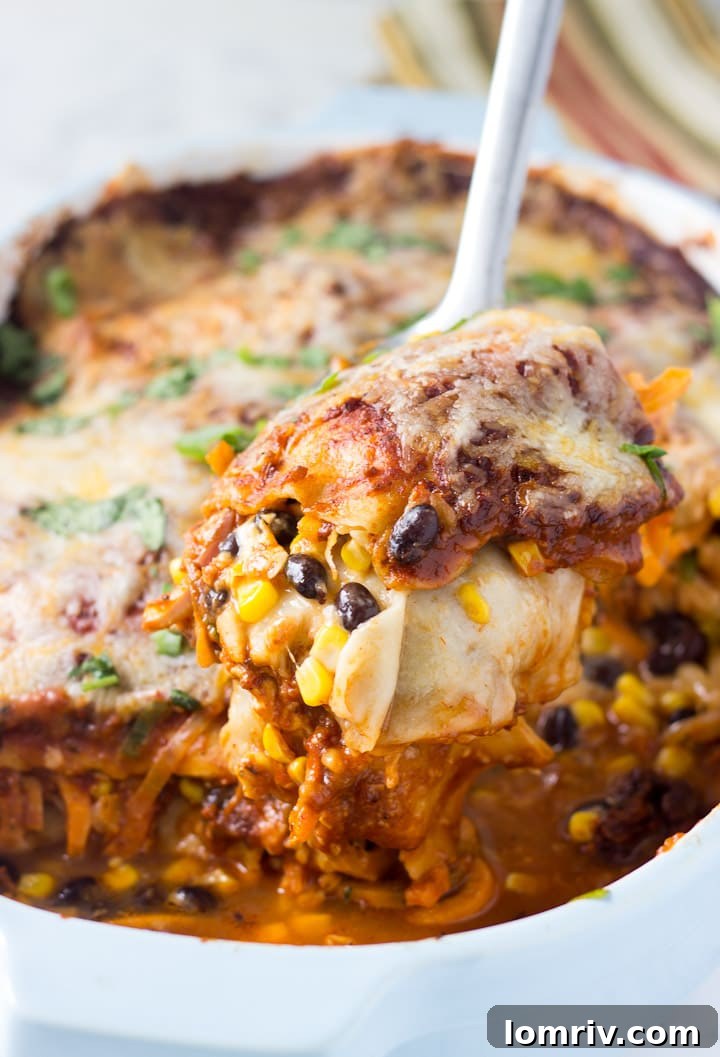 Spiralized Sweet Potato and Apple Enchilada - Ready to Serve