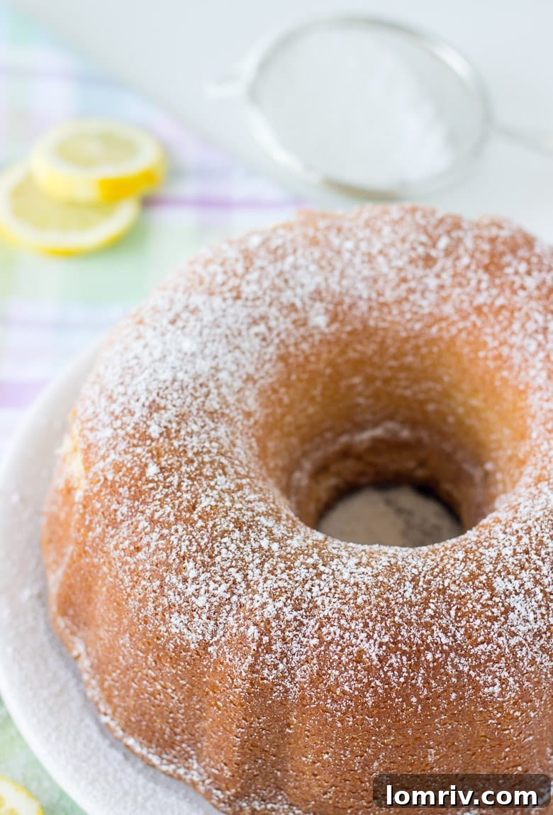 Experience the classic charm of a super moist and crumbly 7UP Pound Cake, infused with delightful hints of lemon, a true Southern baking treasure.