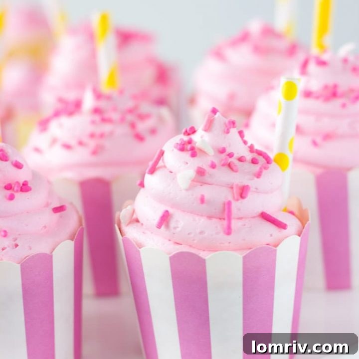 Pink Lemonade Cupcakes