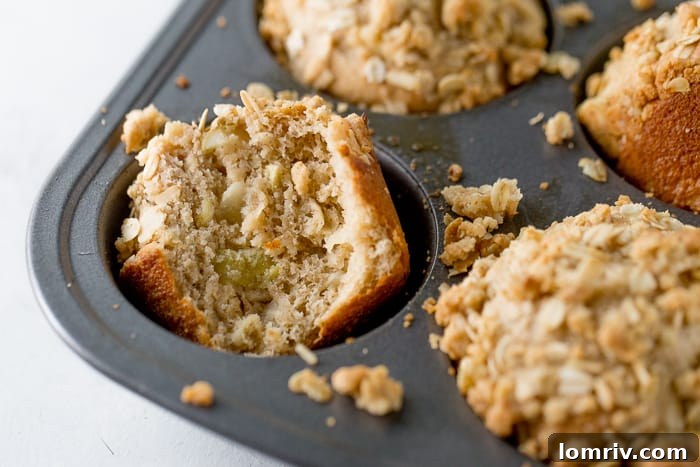Warm Apple Muffins perfect for fall breakfast