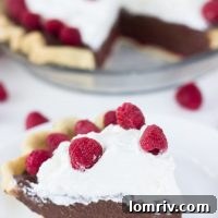 Raspberry Mocha Pie