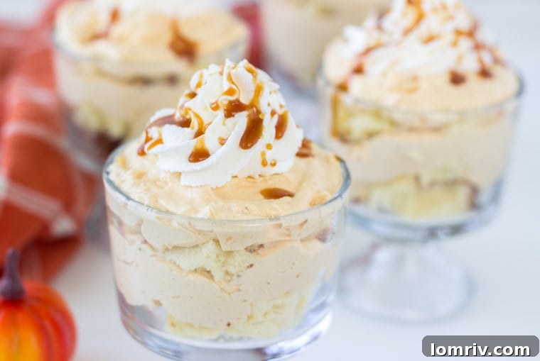 Preparing the Pumpkin-Cheesecake Trifle Layers with Cream Cheese Mixture