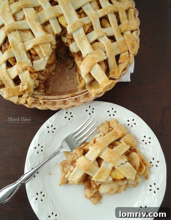 Brown Butter Cheddar Apple Pie