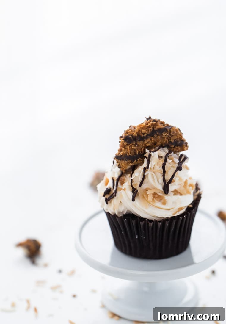 Samoa Cupcakes