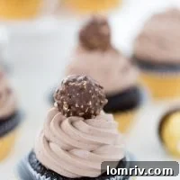 Ferrero Rocher Cupcakes